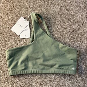 Anine Bing Olive Green Activewear sports bra top size small